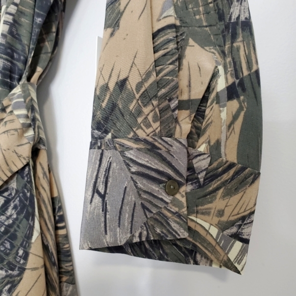 L'agence CAMERON PRINTED SILK CREPE DE CHINE MAXI SHIRT DRESS   NEW WITH TAGS - Picture 8 of 14